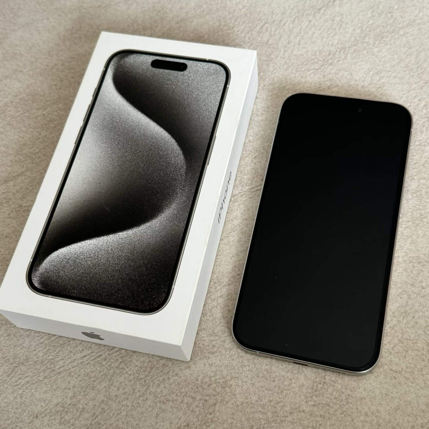 iPhone 15 Pro Max 512GB Sliver Color With Shell and Battery be changed